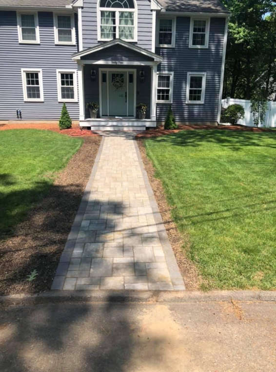 All Seasons Property Services Residential Hardscapes Walkway June 2021